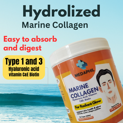 Medaphil Hydrolyzed Marine Collagen Supplement 240 g✔️